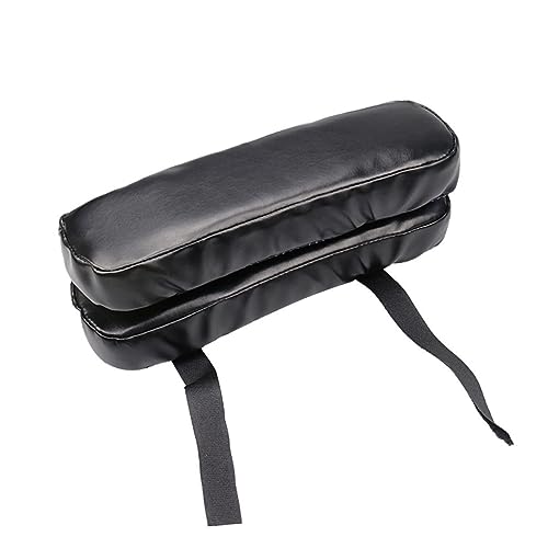 TEMPNAP 1stück Armlehnenkissen Für Bürostühle Ergonomisches Ellbogenpolster Mit Memory-Schaum Für Optimalen Komfort Und Druckentlastung Schwarz Einsetzbar Für Zuhause Und Büro von TEMPNAP