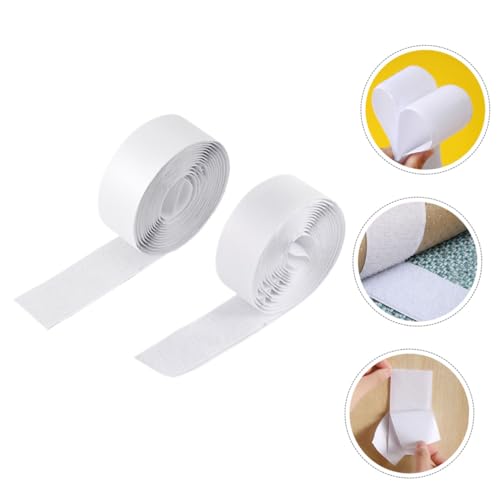 TEMPNAP 2 Rollen Doppelseitiges Klettband Stark Selbstklebend Für Gitarren Effektpedal Befestigung Flexibel Vielseitig Für Musiker Zubehör von TEMPNAP