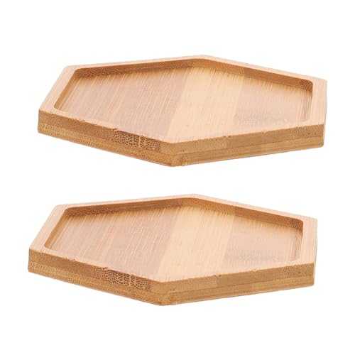 TEMPNAP 2 Stück DIY Mosaik Tray Sechseckige Untersetzer für Erwachsene Bastelmaterial für Kreative Dekoration und Servierplatten für Getränke und Kunstprojekte von TEMPNAP