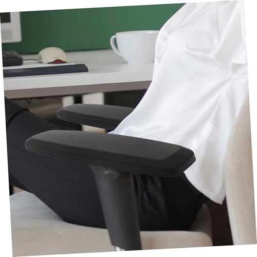 TEMPNAP 2 Stück Teiliges Bürostuhl Armlehnenpolster Ersatz Armstützenauflage Komfortable Armlehnenbezüge Passend für Büro Computer Rollstühle Weich Gepolstert Ergonomisch für Längeres von TEMPNAP