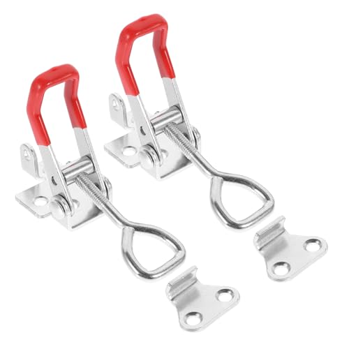 TEMPNAP 2 Stück Verstellbare Heavy Duty Toggle Latch Clamp für Kisten Stabile Pull Latch Vorrichtung für Boxen Türen und Schränke Leicht zu Installieren Robust und Langlebig TEMPNAP 2 Stück Verstellbare Heavy Duty Toggle Latch Clamp für Kisten Stabile Pull Latch Vorrichtung für Boxen Türen und Schränke Leicht zu Installieren Robust und Langlebig von TEMPNAP