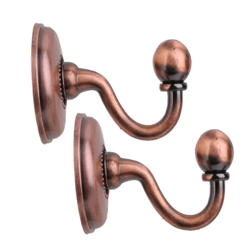 TEMPNAP 2 Stück Vintage Garderobenhaken Rund Rotbronze mit Dickem Rand für Tür Wand Dekorative Kleider Hutaufhängung Einfache Montage Inklusive Schrauben und Dübel TEMPNAP 2 Stück Vintage Garderobenhaken Rund Rotbronze mit Dickem Rand für Tür Wand Dekorative Kleider Hutaufhängung Einfache Montage Inklusive Schrauben und Dübel von TEMPNAP