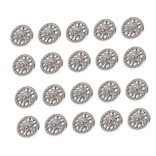 TEMPNAP 20 Stück Goldene Zierknöpfe aus Legierung Multifacettierte Strickjacken Mantelknöpfe Robust und Stilvoll für Jacken Windbreaker Taschen und DIY bekleidungsschmuck von TEMPNAP