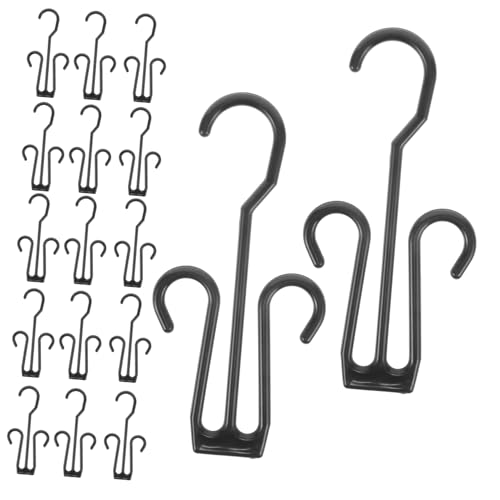 TEMPNAP 20 Stück Teiliges Schuhaufbewahrungsset Hängende Schuhhaken aus Robustem für Schuhe Stiefel und Hausschuhe zum Trocknen und Organisieren an Türen oder Wänden von TEMPNAP