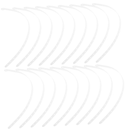 TEMPNAP 20stücke Verbindungsstreifen Für Kleiderbügel Aus Kunststoff Transparente Hänge-präsentationsstreifen Stabiler Aufhängerverbinder Wiederverwendbare Garderobenstreifen Für von TEMPNAP