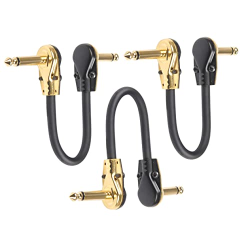 TEMPNAP 3 Stück Gitarren Patchkabel Flaches Effektpedal Kabel für Gitarre und Bass Lange Geräuschlose Verbindung für Musikinstrumente und Mixer TEMPNAP 3 Stück Gitarren Patchkabel Flaches Effektpedal Kabel für Gitarre und Bass Lange Geräuschlose Verbindung für Musikinstrumente und Mixer von TEMPNAP