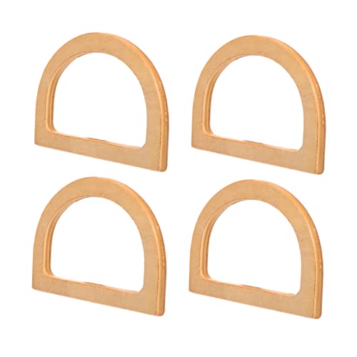 TEMPNAP 4 Stück D Form Handtaschen Griffe Bambus Holz Dekorative Taschenhenkel für Handtaschen DIY Tasche Accessoires Praktisch für Damen TEMPNAP 4 Stück D Form Handtaschen Griffe Bambus Holz Dekorative Taschenhenkel für Handtaschen DIY Tasche Accessoires Praktisch für Damen von TEMPNAP