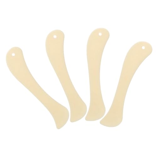 TEMPNAP 4 Stück Teiliges Falzbein Set aus Langlebigem Kunststoff für DIY kartenbasteln Papierfalten und Buchbindewerkzeug Vielseitig Einsetzbar für Origami Scrapbooking und Bastelprojekte von TEMPNAP