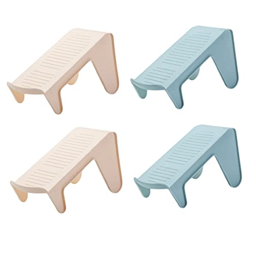 TEMPNAP 4stücke Kompaktes Schuhregal Stabiler Schuhhalter Aus Leichtem Pp-Material Platzsparend Praktisch Für Zuhause Doppelschichtiges Design in Blau Und Khaki Zur Schuhorganisation TEMPNAP 4stücke Kompaktes Schuhregal Stabiler Schuhhalter Aus Leichtem Pp-Material Platzsparend Praktisch Für Zuhause Doppelschichtiges Design in Blau Und Khaki Zur Schuhorganisation von TEMPNAP