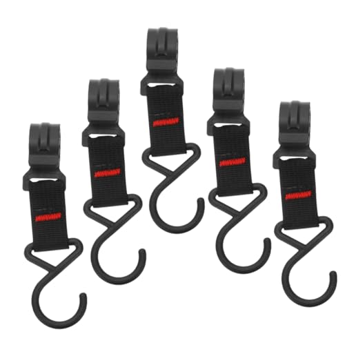 TEMPNAP 5 Stück Multifunktionale Campinghaken Tragbare Haken für Töpfe Pfannen und Kleidung für Camping Wandern und Reisen Installieren und Abzunehmen von TEMPNAP