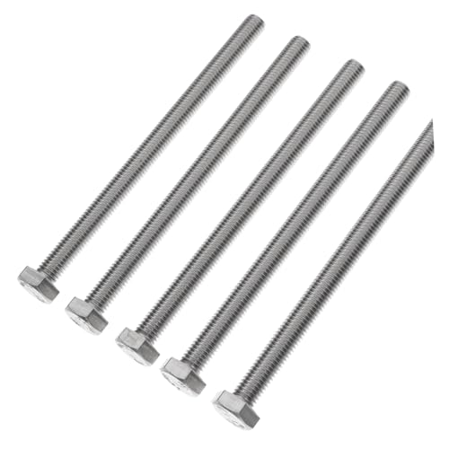 TEMPNAP 5 Stück Sechskantschrauben Teilig Vollgewinde Flachkopf Schrauben aus Edelstahl für Möbel Garten Installation Mechanik DIY TEMPNAP 5 Stück Sechskantschrauben Teilig Vollgewinde Flachkopf Schrauben aus Edelstahl für Möbel Garten Installation Mechanik DIY von TEMPNAP