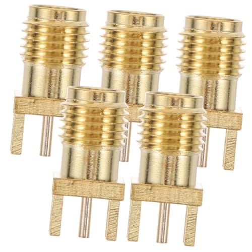 TEMPNAP 5 Stück Sma Buchse Vertikal Durchgangsverbinder für Pcb Montage Robuste Koaxialadapter mit Hoher Zuverlässigkeit für Kommunikation und Broadcasting TEMPNAP 5 Stück Sma Buchse Vertikal Durchgangsverbinder für Pcb Montage Robuste Koaxialadapter mit Hoher Zuverlässigkeit für Kommunikation und Broadcasting von TEMPNAP