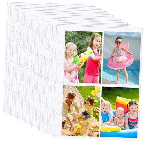 TEMPNAP 50 Stück Sammelkarten Hüllen Innenseiten Transparente Baseball Card Sleeves mit Fächern Doppelseitige Klarsichthüllen als Einlagen für Fotoalben und Sammelordner PP Material TEMPNAP 50 Stück Sammelkarten Hüllen Innenseiten Transparente Baseball Card Sleeves mit Fächern Doppelseitige Klarsichthüllen als Einlagen für Fotoalben und Sammelordner PP Material von TEMPNAP