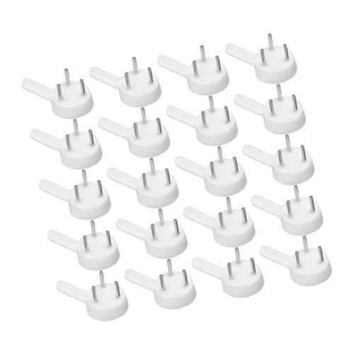 TEMPNAP 50pcs Kunststoff Nicht-trate-wand-bildhaken, Nicht Marken Haken Unsichtbarer Betonnagel Hartwandhaken Traaceless Haken Haken Kein Schaden Hanging Kit Für Bildfoto Frame Hangers von TEMPNAP