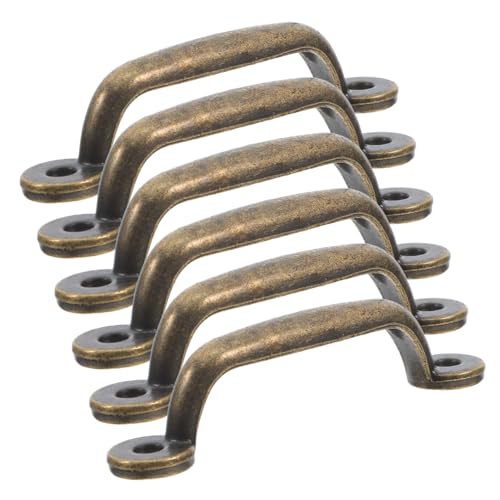 TEMPNAP 6 Stück Antik Bronze Möbelgriffe Moderne Schubladenziehen für Schlafzimmer Schrank Langlebige Metallbeschläge für Minimalistisches Wohndesign TEMPNAP 6 Stück Antik Bronze Möbelgriffe Moderne Schubladenziehen für Schlafzimmer Schrank Langlebige Metallbeschläge für Minimalistisches Wohndesign von TEMPNAP