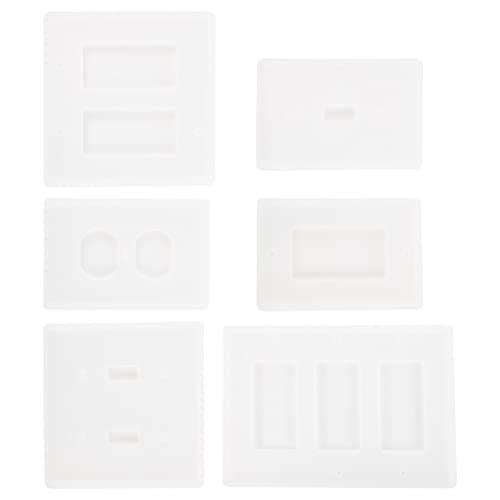 TEMPNAP 6 Stück Teiliges Silikon Gießform für DIY Lichtschalter und Steckdosen Epoxidharz Formen für Kreative Handarbeiten Langlebig und Vielseitig Einsetzbar TEMPNAP 6 Stück Teiliges Silikon Gießform für DIY Lichtschalter und Steckdosen Epoxidharz Formen für Kreative Handarbeiten Langlebig und Vielseitig Einsetzbar von TEMPNAP