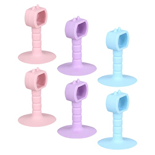TEMPNAP 6 Stück Türstopper Wandprotektor mit Saugpad Selbstklebend Bohren Farbige Türhalter für Zusätzlichen Schutz von Wänden und Türen TEMPNAP 6 Stück Türstopper Wandprotektor mit Saugpad Selbstklebend Bohren Farbige Türhalter für Zusätzlichen Schutz von Wänden und Türen von TEMPNAP