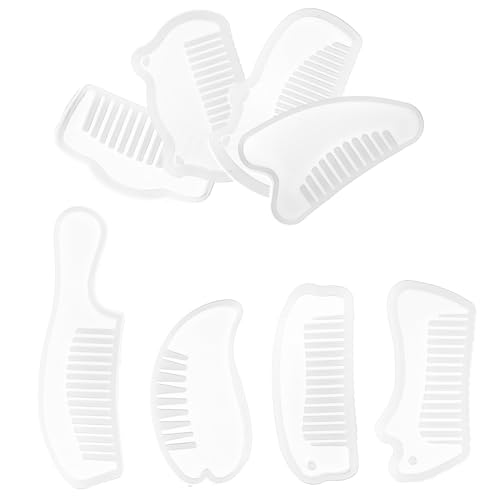 TEMPNAP 8 Stück Teiliges Silikon Kamm Gießformset Halbtransparente Silikonform für DIY Kammherstellung Wiederverwendbare Epoxidharzformen für Kreative Projekte TEMPNAP 8 Stück Teiliges Silikon Kamm Gießformset Halbtransparente Silikonform für DIY Kammherstellung Wiederverwendbare Epoxidharzformen für Kreative Projekte von TEMPNAP
