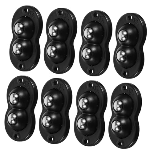 TEMPNAP 8stücke Selbstklebende Mini Kugelrollen Teiliges Für Küchengeräte Möbel Und Aufbewahrungsboxen Lenkrollen Mit Doppeltem Kugellager Für Leises Und Stabiles Gleiten von TEMPNAP