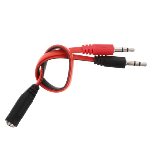 TEMPNAP Audio Splitterkabel für Headset und Mikrofon Langlebiges Audiokabel für Gleichzeitiges Musik und Filmerlebnis Kompatibel mit Verschiedenen Geräten TEMPNAP Audio Splitterkabel für Headset und Mikrofon Langlebiges Audiokabel für Gleichzeitiges Musik und Filmerlebnis Kompatibel mit Verschiedenen Geräten von TEMPNAP