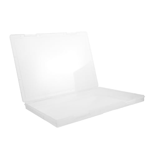 TEMPNAP Aufbewahrungsbox Mit Deckel Multifunktionale Wasserdichte Und Stapelbare Box Kunstbedarf Und Dokumente Transparente Praktische Projektkiste Für Zuhause Und Büro von TEMPNAP