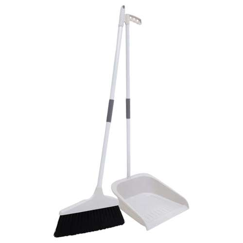 TEMPNAP Besen und Kehrschaufel Set mit Langem Stiel Weiche Borsten Flexibles Kehrset für Haus und Außenbereich Ergonomischer Griff Einfache von Böden Garagen und Gehwegen TEMPNAP Besen und Kehrschaufel Set mit Langem Stiel Weiche Borsten Flexibles Kehrset für Haus und Außenbereich Ergonomischer Griff Einfache von Böden Garagen und Gehwegen von TEMPNAP