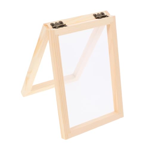 TEMPNAP Papierherstellungsform Holz DIY Für Junge Mädchen Handgeschöpftes Papier Bastelset Mit Bildschirm Rahmen Werkzeuge Für Lernen Und Kreativität TEMPNAP Papierherstellungsform Holz DIY Für Junge Mädchen Handgeschöpftes Papier Bastelset Mit Bildschirm Rahmen Werkzeuge Für Lernen Und Kreativität von TEMPNAP