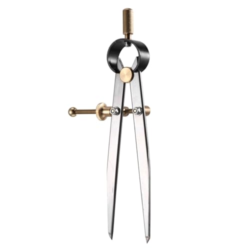 TEMPNAP DIY Leder Kompass Verstellbarer Randabnäher für Lederhandwerk Präzises Zeichnen und Leder Langlebiges Werkzeug für Kreative Projekte TEMPNAP DIY Leder Kompass Verstellbarer Randabnäher für Lederhandwerk Präzises Zeichnen und Leder Langlebiges Werkzeug für Kreative Projekte von TEMPNAP