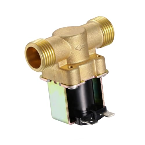 TEMPNAP Dc Messing Magnetventil Normalerweise Geschlossen Schnellanschluss für Wasserzufuhr Automatische Steuerung Robust und Leckagefrei für Warm und Kaltwasseranwendungen von TEMPNAP