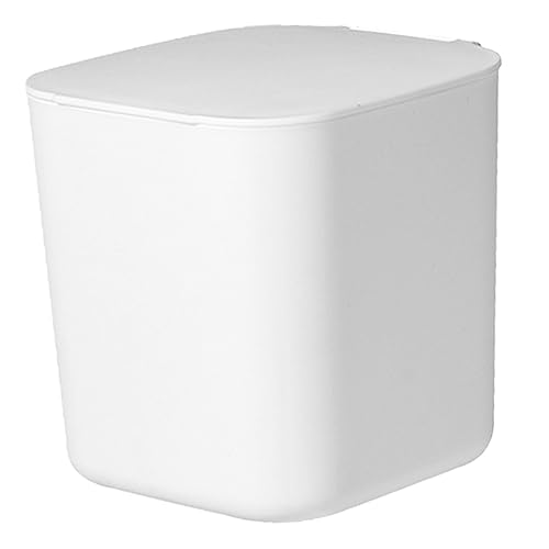 TEMPNAP Desktop Abfalleimer mit Deckel Mini Mülleimer für Küche Büro und Schlafzimmer Praktischer Weißer Tischmülleimer zur Aufbewahrung von Abfällen Platzsparend und Langlebig TEMPNAP Desktop Abfalleimer mit Deckel Mini Mülleimer für Küche Büro und Schlafzimmer Praktischer Weißer Tischmülleimer zur Aufbewahrung von Abfällen Platzsparend und Langlebig von TEMPNAP