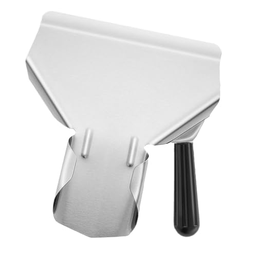 TEMPNAP Edelstahl Schaufel für Pommes Frites Bagging Robuste Leichte Einhand schaufel für Partys und Gastronomie Vielseitiges Werkzeug für Süßigkeiten und Snacks von TEMPNAP