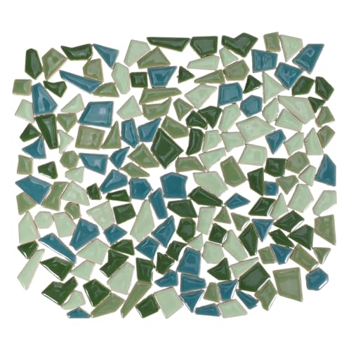 TEMPNAP Farbenfrohe DIY Mosaikfliesen Unregelmäßige Keramikfliesen für Kreative Bastelprojekte für Heimdekoration und Gartenverschönerung TEMPNAP Farbenfrohe DIY Mosaikfliesen Unregelmäßige Keramikfliesen für Kreative Bastelprojekte für Heimdekoration und Gartenverschönerung von TEMPNAP