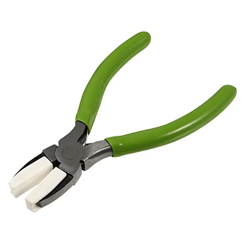TEMPNAP Flachnase Zange Nylon Schmuckherstellung Werkzeug Ergonomische Zange für Perlenbiegung und Reparatur Langlebig und Bruchsicher für Bastelprojekte von TEMPNAP