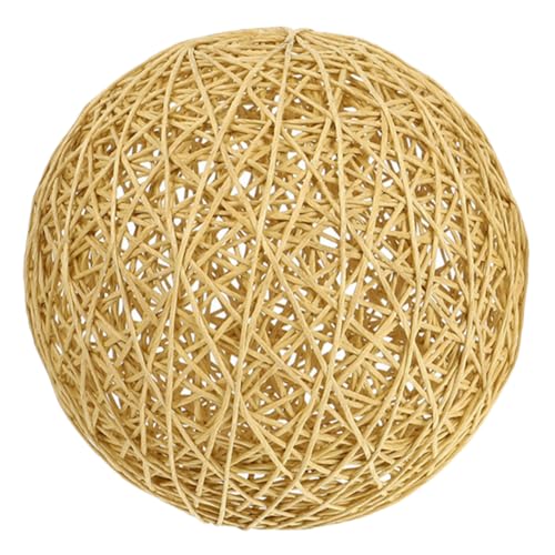 TEMPNAP Gewebter Lampenschirm aus Rattan für Hängende und Tischlampen Rustikaler Lampenschirm für Wohnzimmer Schlafzimmer Hotel und Restaurant Langlebig und Installieren TEMPNAP Gewebter Lampenschirm aus Rattan für Hängende und Tischlampen Rustikaler Lampenschirm für Wohnzimmer Schlafzimmer Hotel und Restaurant Langlebig und Installieren von TEMPNAP