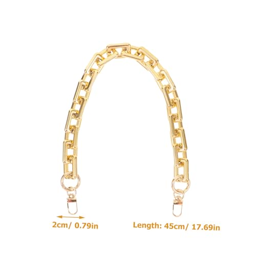 TEMPNAP Goldene Taschenkette Modischer Robuster Acryl Schulterriemen für Handtaschen Eleganter Ersatzgurt für Damen Vielseitiges Accessoire für Alltag Party und Formelle Anlässe TEMPNAP Goldene Taschenkette Modischer Robuster Acryl Schulterriemen für Handtaschen Eleganter Ersatzgurt für Damen Vielseitiges Accessoire für Alltag Party und Formelle Anlässe von TEMPNAP