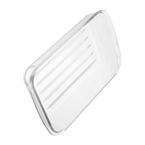 TEMPNAP Hitzebeständiges Gehärtetes Glas Backblech mit Griffen Tiefes Ofenbackgeschirr für Kuchen Gemüse Mikrowellengeeignet Vielseitig Einsetzbar für Zuhause und Gastronomie von TEMPNAP