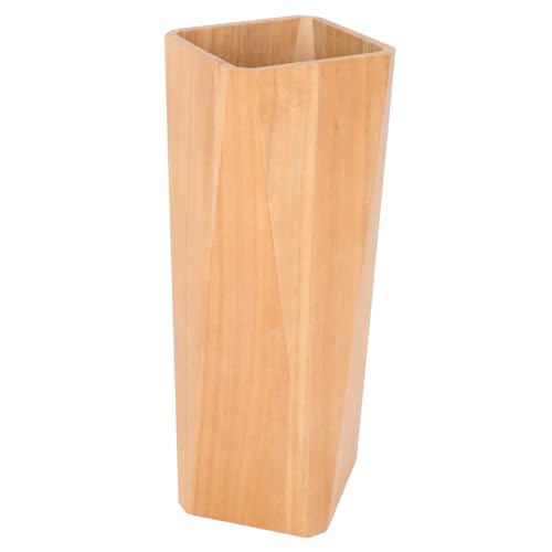 TEMPNAP Holzregal für Regenschirme Großer Stauraum Robustes Entryway Umbrella Organizer Kompakt Platzsparend Stilvoll für Zuhause Hotelflur von TEMPNAP