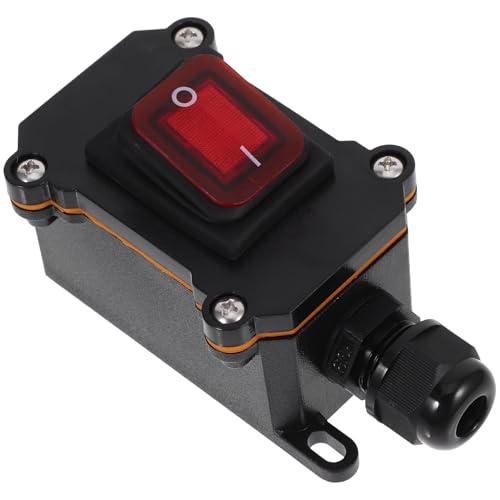 TEMPNAP Inline Kabel Kippschalter für Außen Hochleistungs Kippschalter Robuster Outdoor Schnurschalter Installieren für Industrie und Büroanwendungen TEMPNAP Inline Kabel Kippschalter für Außen Hochleistungs Kippschalter Robuster Outdoor Schnurschalter Installieren für Industrie und Büroanwendungen von TEMPNAP