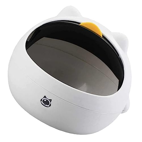 TEMPNAP Kawaii Cartoon Mülleimer Mini Abfallkorb für Schreibtisch Tischmülleimer aus Hochwertigem Platzsparend für Büro Schlafzimmer Badezimmer Vielseitig Einsetzbar Großer von TEMPNAP