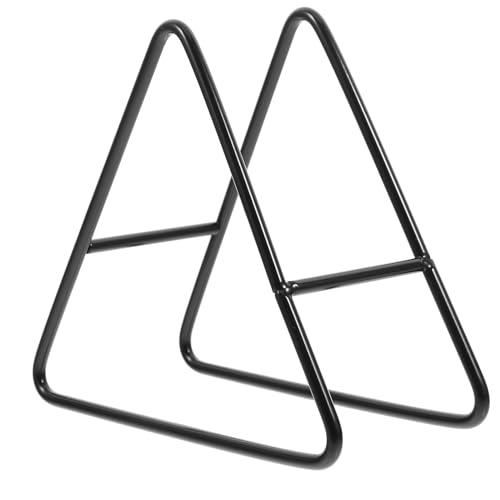 TEMPNAP Kreativer Untersetzer Halter aus Triangularer Aufbewahrungsständer für Untersetzer Schwarz für Zuhause Küche und Esszimmer und Leicht zu Reinigen Spart und Hält Ordnung von TEMPNAP
