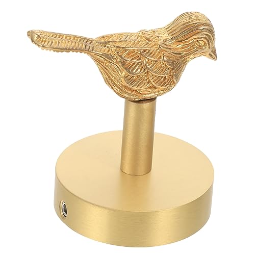 TEMPNAP Kreativer Wandhaken Vogel Design aus Hochwertigem Messing Stilvolle Aufhängemöglichkeit für Mäntel Hüte Taschen und Handtücher für Wohnzimmer Schlafzimmer und Flur von TEMPNAP