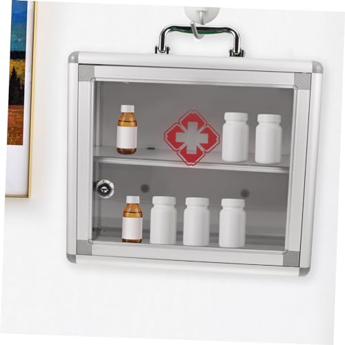 TEMPNAP Medizinschrank Organizer für Wandbox Sicherer Metallbox Schrank Mehreren Fächern zur Einfachen Aufbewahrung für Büro und Zuhause TEMPNAP Medizinschrank Organizer für Wandbox Sicherer Metallbox Schrank Mehreren Fächern zur Einfachen Aufbewahrung für Büro und Zuhause von TEMPNAP