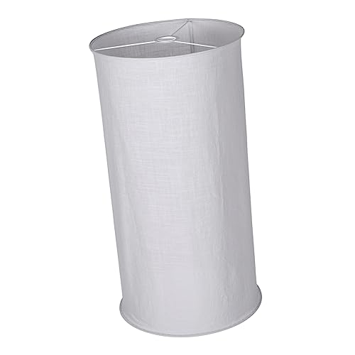 TEMPNAP Minimalistischer Lampenschirm aus Stoff für Kronleuchter und Tischlampen Grauer Lampenschirm für Raumdekoration und Einfache Installation von TEMPNAP