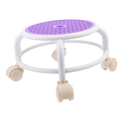 TEMPNAP Rollhocker mit Rädern Drehbarer Niedriger Hocker Rund für Küche Pediküre Ergonomisch Kompakt TEMPNAP Rollhocker mit Rädern Drehbarer Niedriger Hocker Rund für Küche Pediküre Ergonomisch Kompakt von TEMPNAP