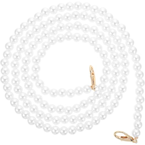 TEMPNAP Perlenkette für Handtaschen Verstellbarer Schulterriemen für Umhängetaschen Einfache Installation Elegantes Design für DIY Taschenaccessoires von TEMPNAP