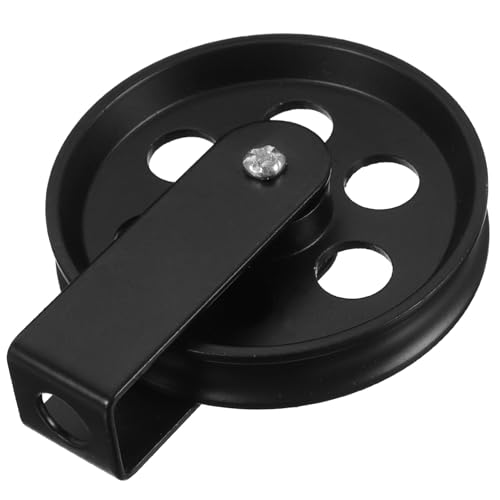 TEMPNAP Pulley für Pendelleuchten Metall Umlenkrolle Flaschenzug Wandmontage Verstellbar Langlebig für Loft Hängelampen von TEMPNAP