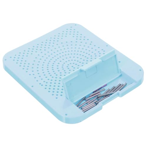 TEMPNAP Quilling Board mit Nadel Handwerkzeug für Anfänger und Profis Zubehör für Papierkunst und Kreative Bastelprojekte Praktischem Aufbewahrungsschubfach von TEMPNAP