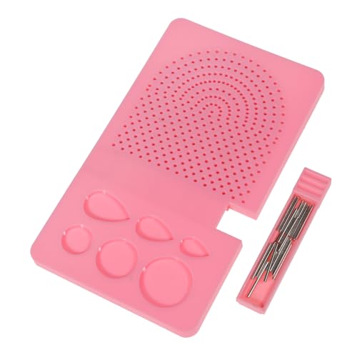 TEMPNAP Quilling Board mit Nadeln Werkzeug für Papier Wickelarbeiten für Quilling Projekte Langlebig Tragbar und Benutzerfreundlich von TEMPNAP