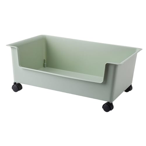 TEMPNAP Rollbarer Bücheraufbewahrungskasten mit Rädern Mobiles Bücherregal für Schlafzimmer und Büro zur Aufbewahrung von Büchern Kleidung und Platzsparend und Einfach zu Reinigen TEMPNAP Rollbarer Bücheraufbewahrungskasten mit Rädern Mobiles Bücherregal für Schlafzimmer und Büro zur Aufbewahrung von Büchern Kleidung und Platzsparend und Einfach zu Reinigen von TEMPNAP