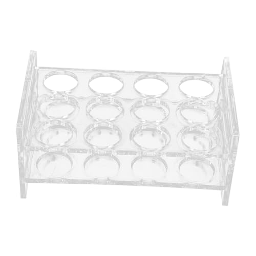 TEMPNAP Schnapsglas Halter Transparent Reihen Praktischer Getränke Display für Bar Party Zuhause Leicht und Tragbar für Feste und Veranstaltungen von TEMPNAP